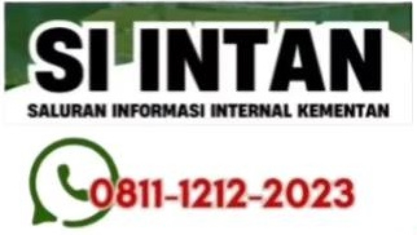 Saluran Informasi Internal Pertanian  SI INTAN 